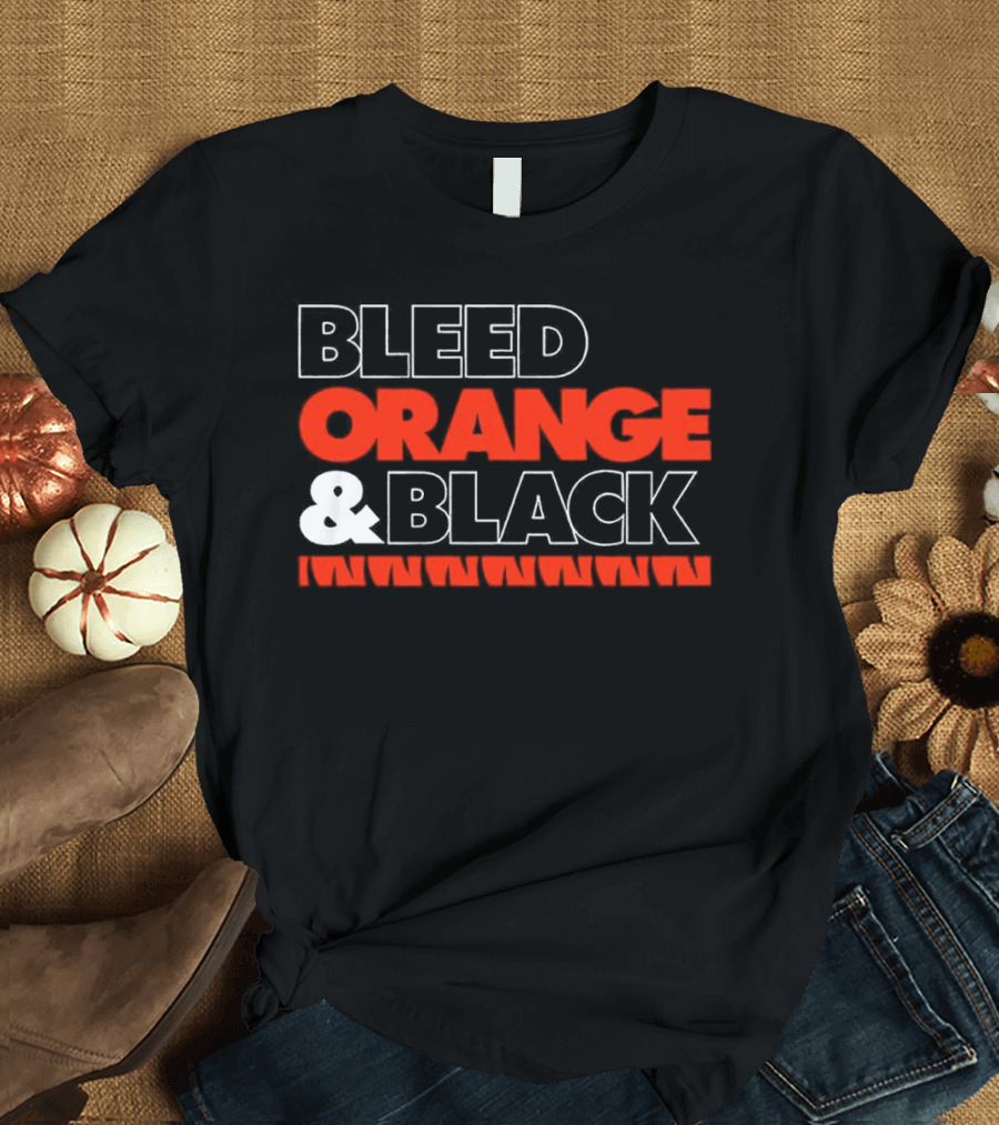 Cincinnati Bengals Bleed Orange and Black T-Shirt