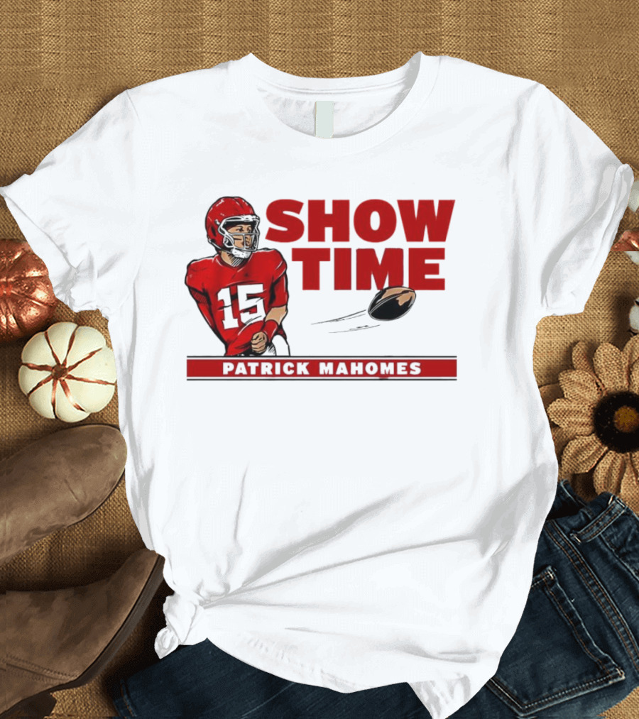 Patrick Mahomes Showtime Kansas City Chiefs Behind the Back T-Shirt