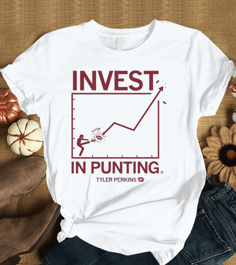 Tyler Perkins Invest in Punting Iowa State Cyclones Chart Football T-Shirt