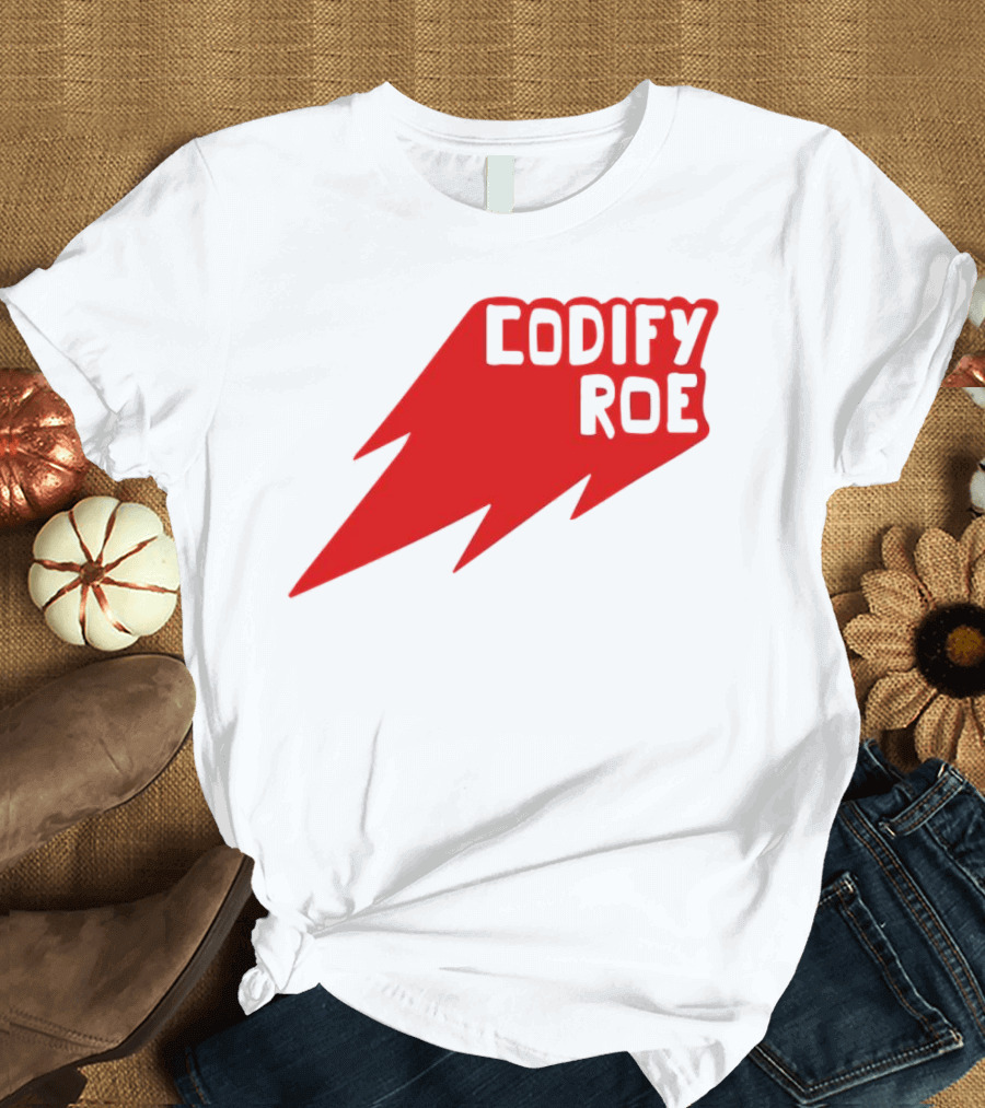 Codify Roe Red Lightning Bolt T-Shirt