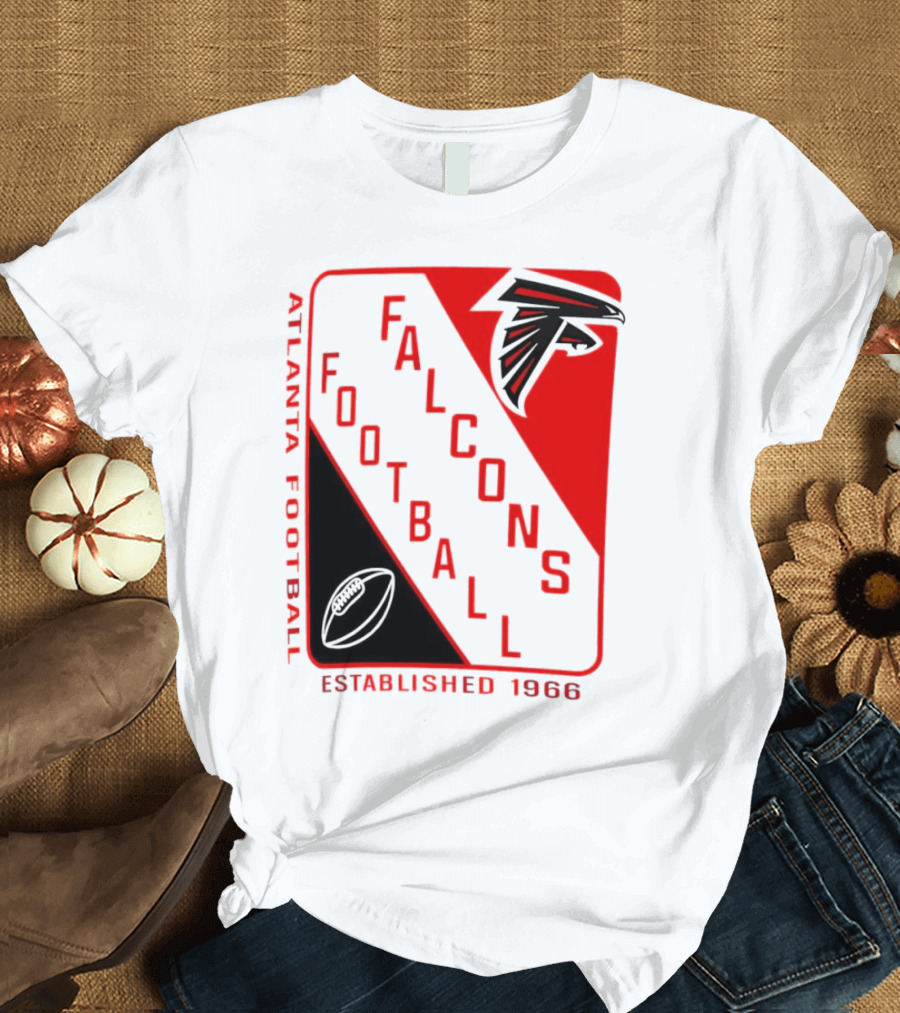 Atlanta Falcons Football Established 1966 Shield T-Shirt