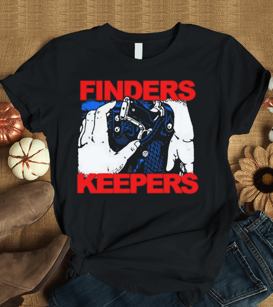 Finders Keepers Gun in Holster Pop T-Shirt
