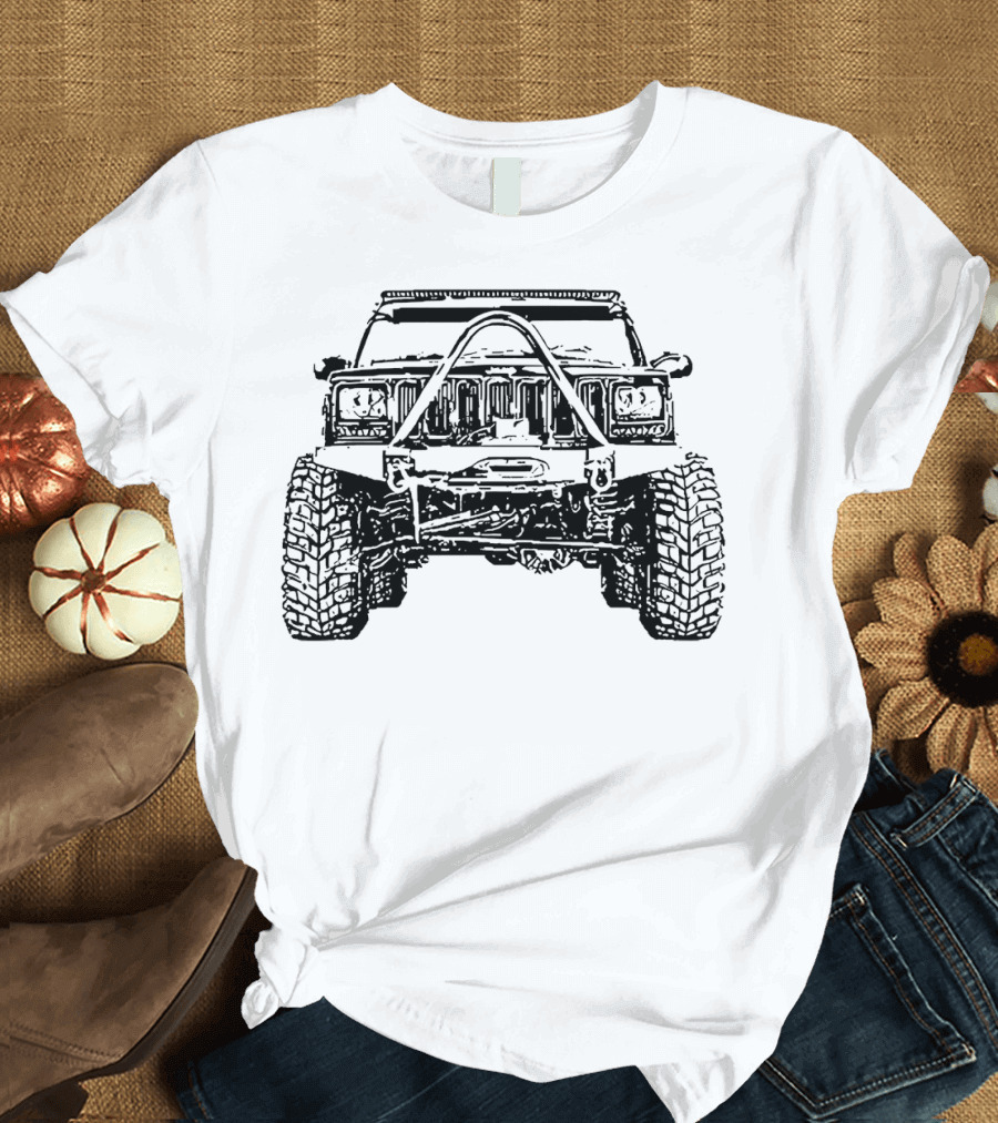 Cherokee XJ 2nd Gen Off Road Rally Dakar Jeep Adventure T-Shirt