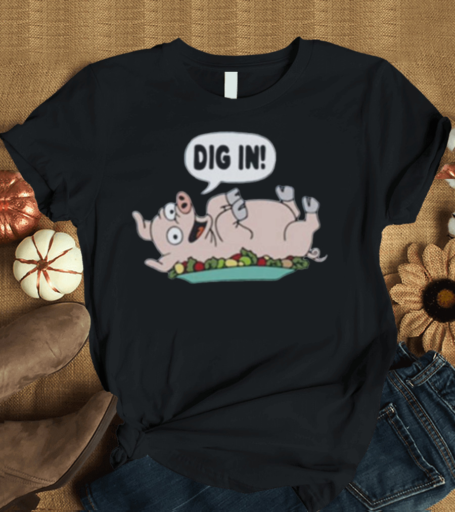 Homer The Simpsons Spider Pig Dig In T-Shirt