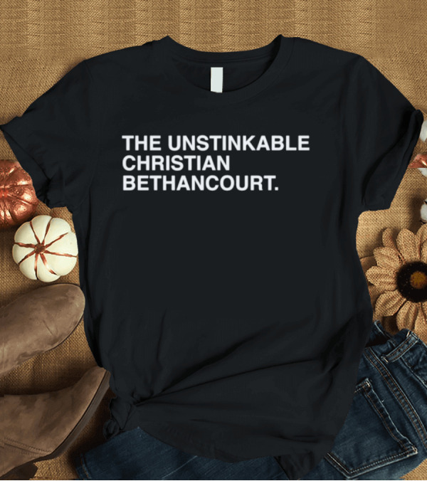 T-Shirt: The Unstinkable Christian Bethancourt Bold Minimalist T-Shirt The Unstinkable Christian Bethancourt Bold Minimalist T-Shirt