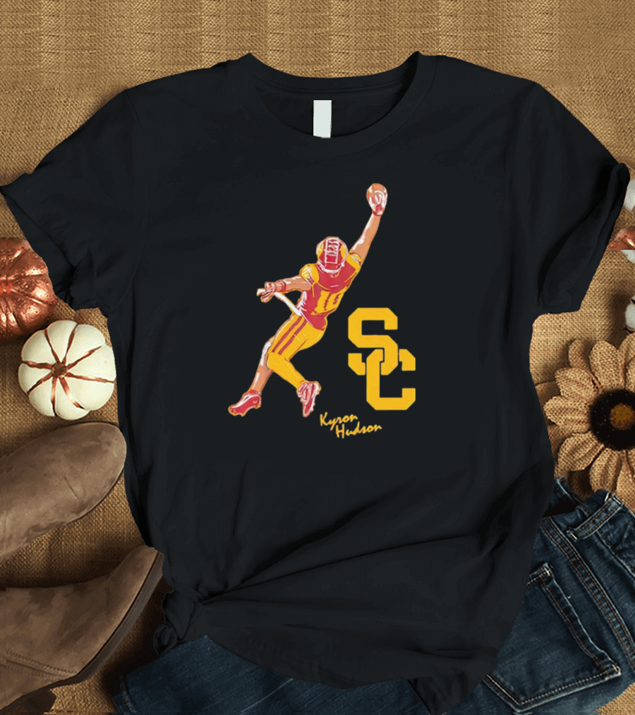 Kyron Hudson USC Trojans Football Catch T-Shirt
