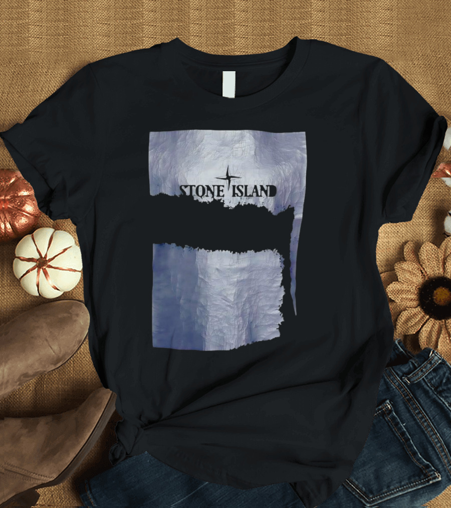 Stone Island Vintage Weathered Iceberg Texture T-Shirt
