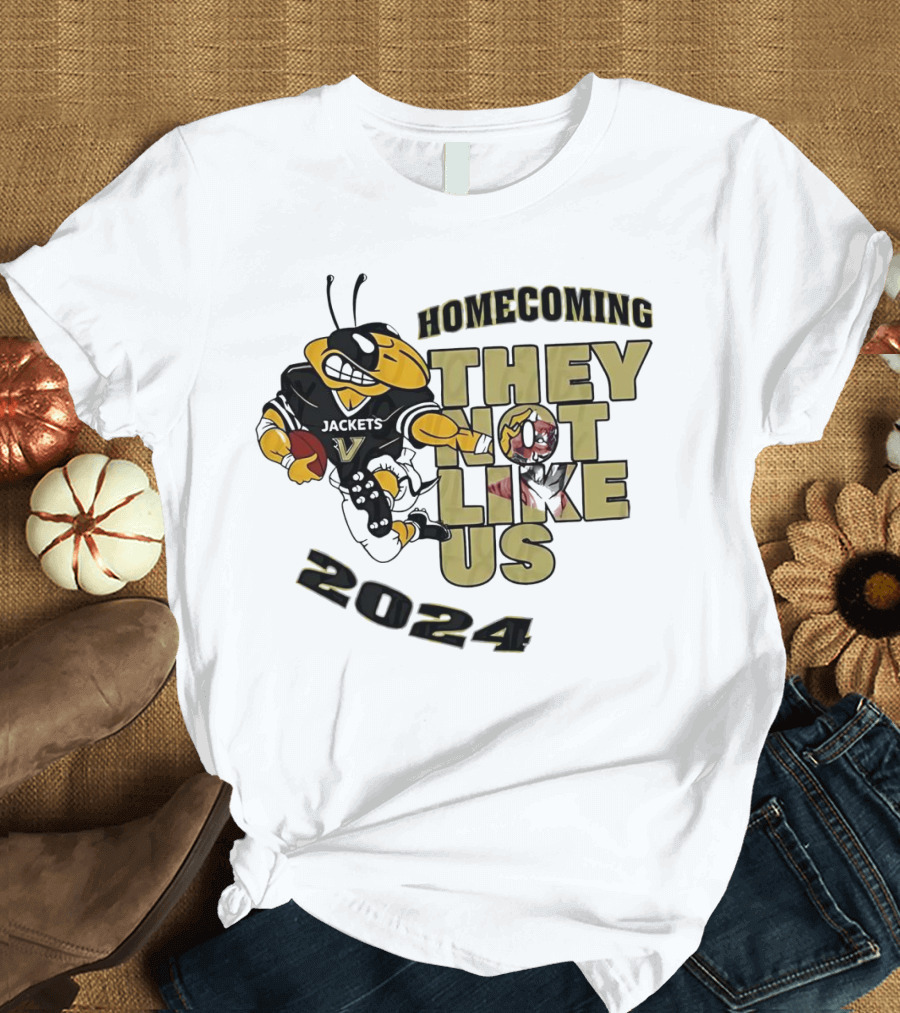 Georgia Tech Yellow Jackets Homecoming 2024 They Not Like Us T-Shirt