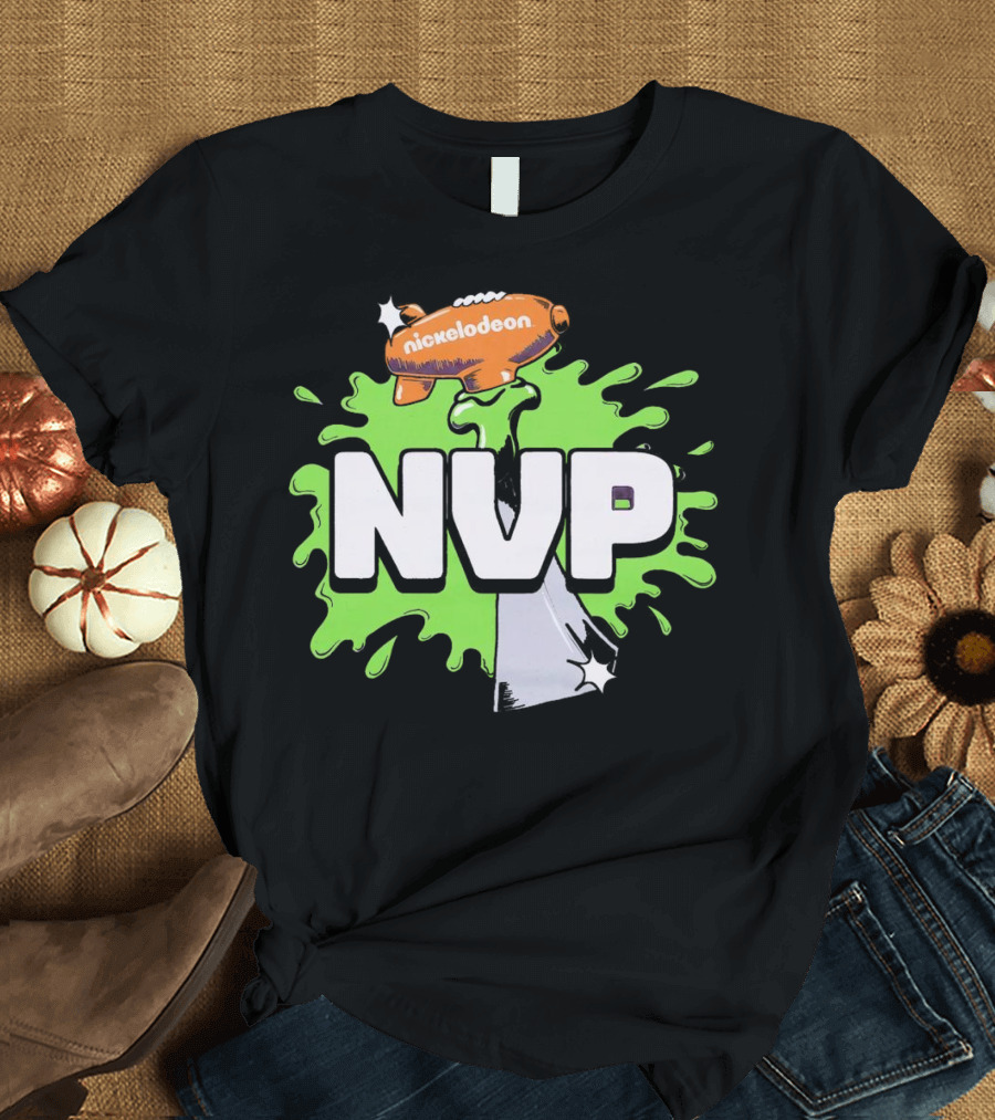 Nickelodeon NVP Blimp Green Slime Splat T-Shirt