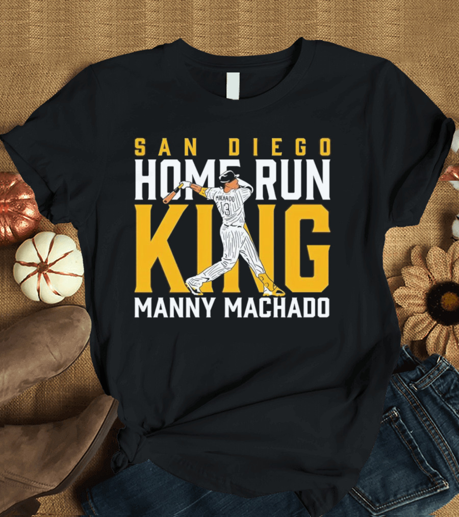 Manny Machado San Diego Home Run King Baseball Legend T-Shirt