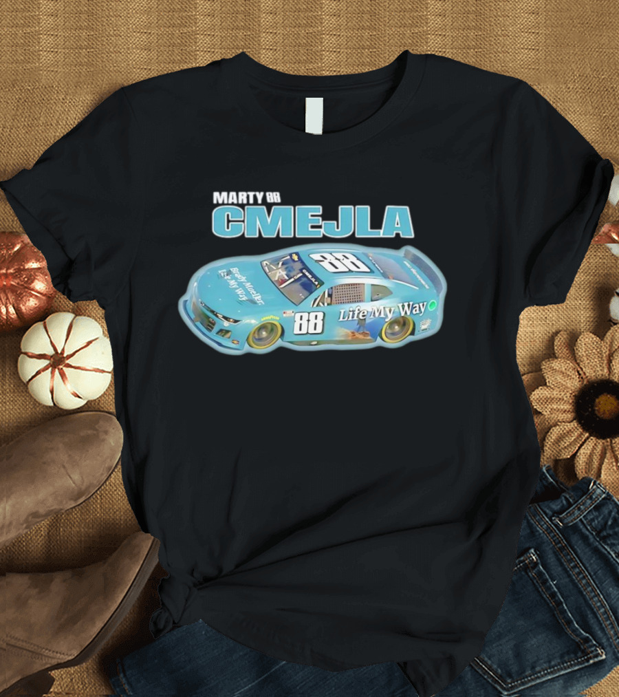 Marty Cmejla 88 Chevrolet Life My Way Racing Brady Mueller T-Shirt