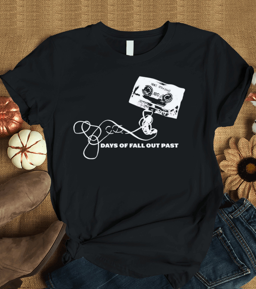 Days of Fall Out Past Cassette Tape T-Shirt