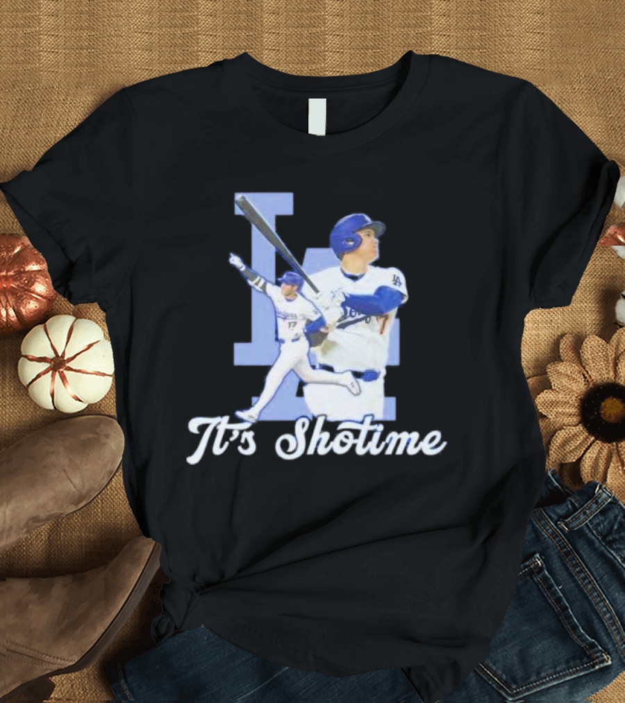 It's Shotime LA Shohei Ohtani Los Angeles Dodgers Baseball Player T-Shirt