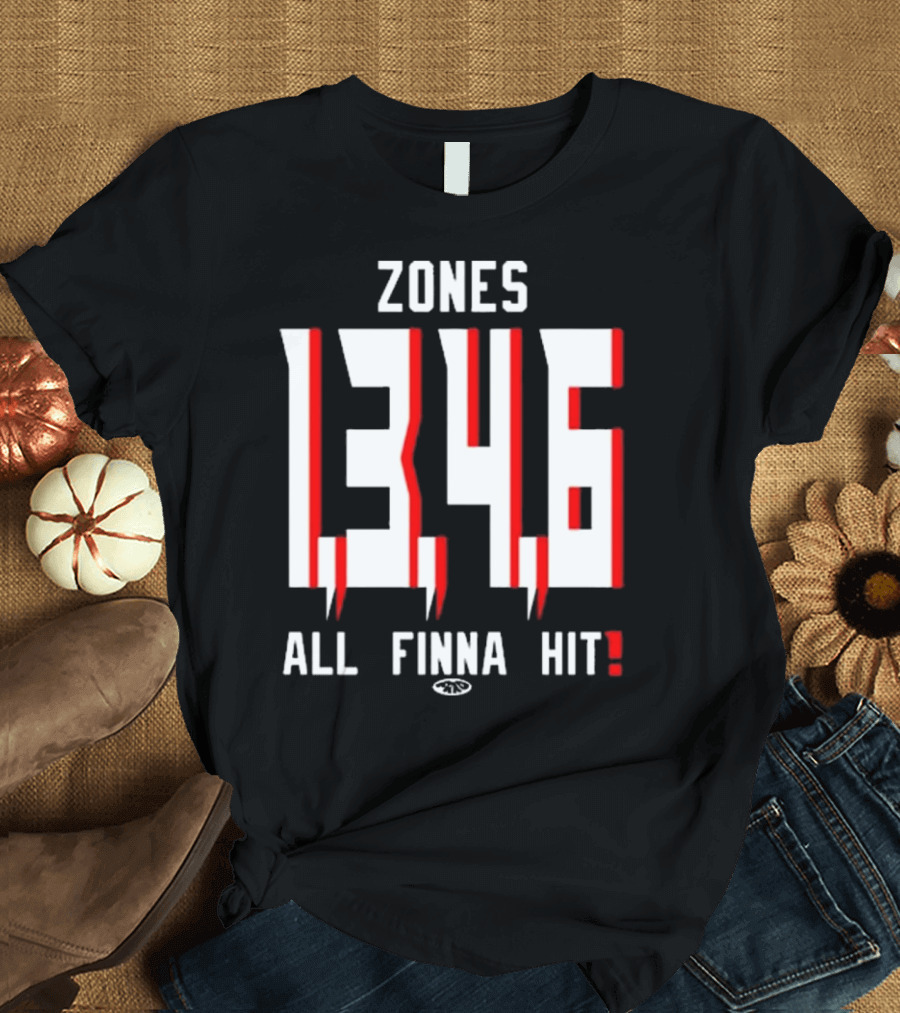 Zones 1 3 4 6 All Finna Hit Freakorico ATL Hoe T-Shirt