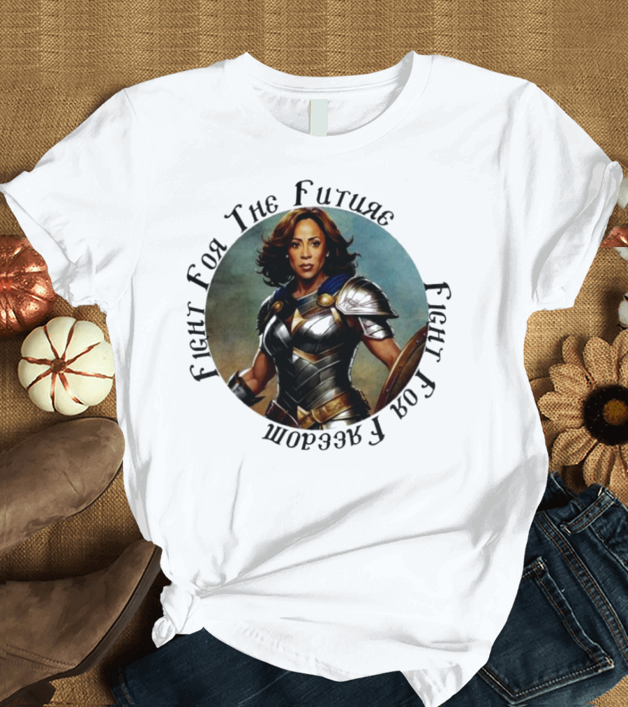 Gladiator Kamala Harris Fight for the Future Fight for Freedom T-Shirt