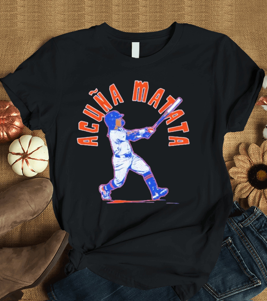 Acuna Matata Baseball Swing New York Mets T-Shirt