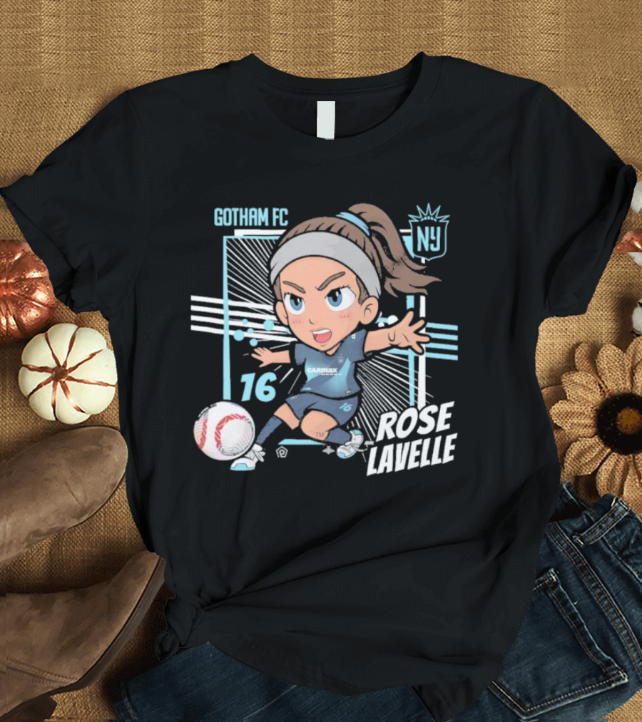Gotham FC NY Rose Lavelle Chibi 16 T-Shirt