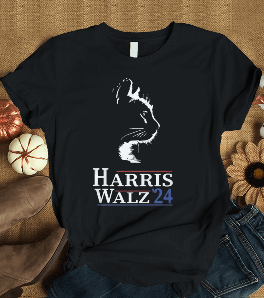 Harris Walz 24 Cat T-Shirt