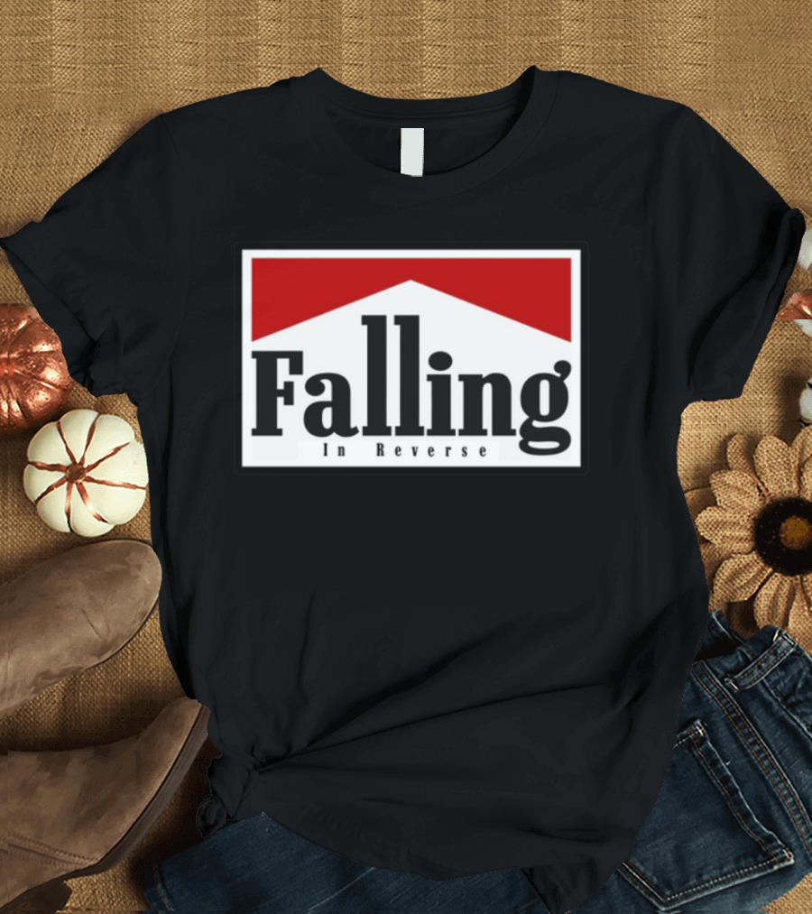 Falling In Reverse Logo Design with Red Arrow T-Shirt