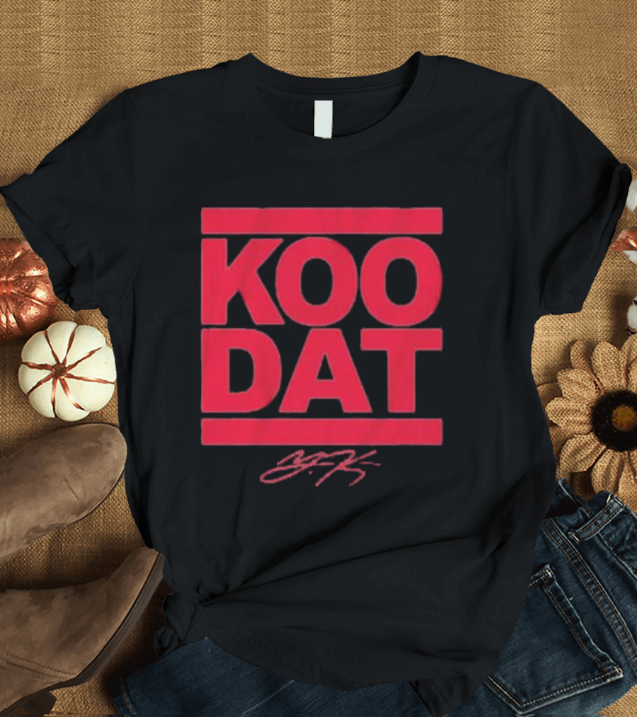 Koo Dat Younghoe Koo Atlanta Falcons Signature T-Shirt