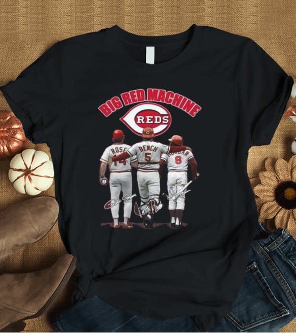 Big Red Machine Rings Cincinnati Reds Big Red Machine Pete Rose Johnny Bench Joe Morgan Shirt ...