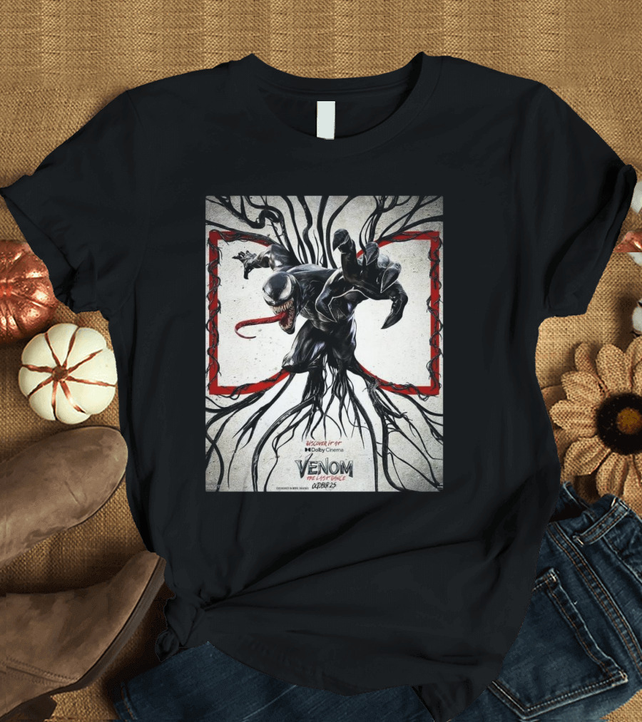 Discover It At Dolby Cinema Venom The Last Dance In Theaters October 25 T-Shirt