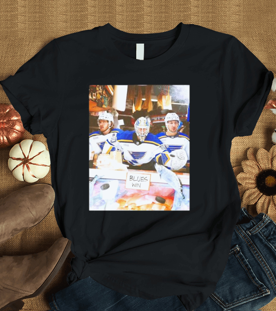 Blues Win St. Louis Hockey Victory T-Shirt