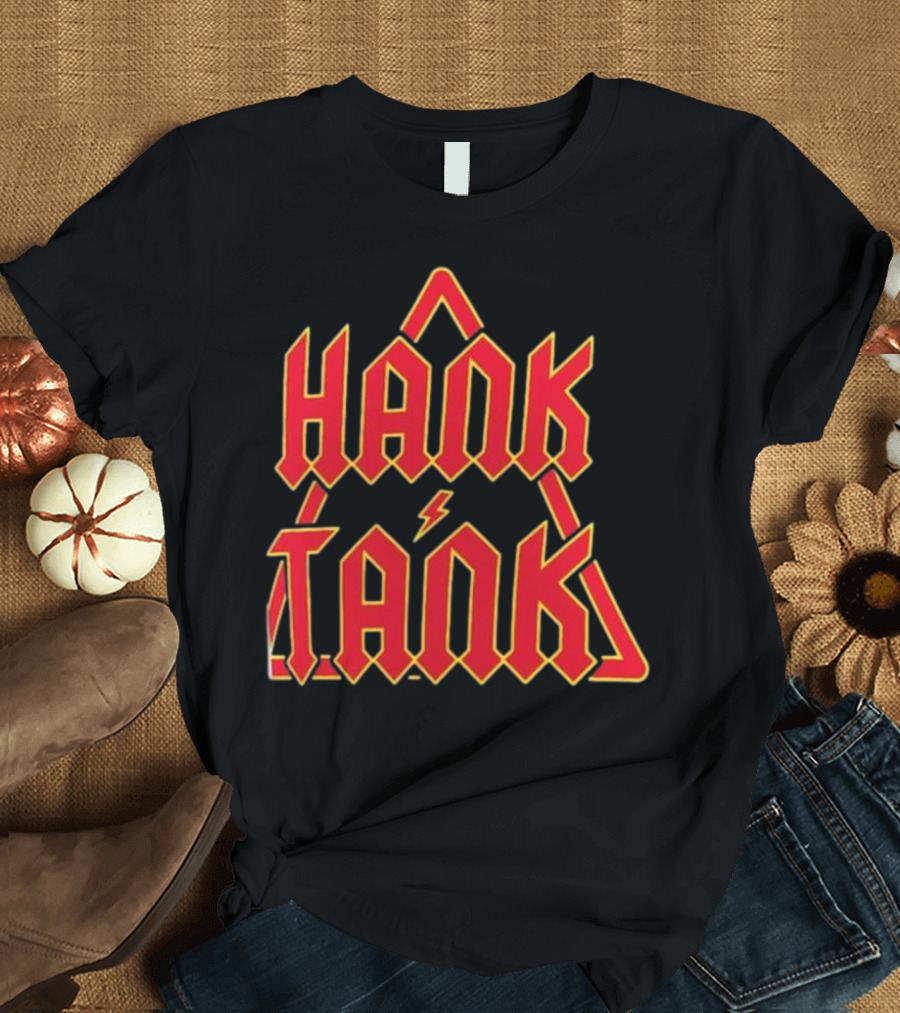 Hank and Tank We Hit First We Hit Last Bold Lightning T-Shirt