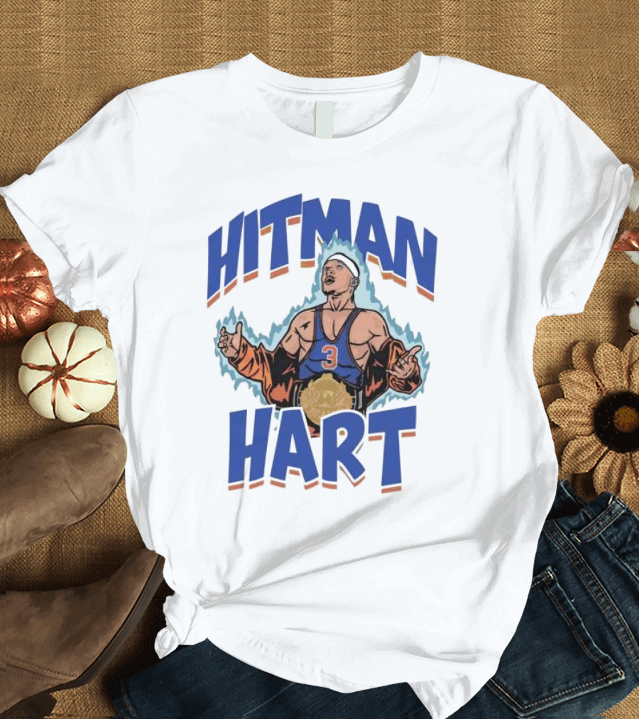 Hitman Hart Josh New York Knicks Championship Spirit T-Shirt