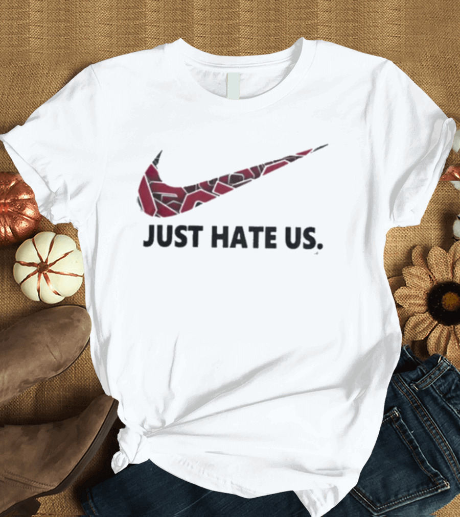 Oklahoma Sooners NCAA Just Hate Us Swoosh T-Shirt