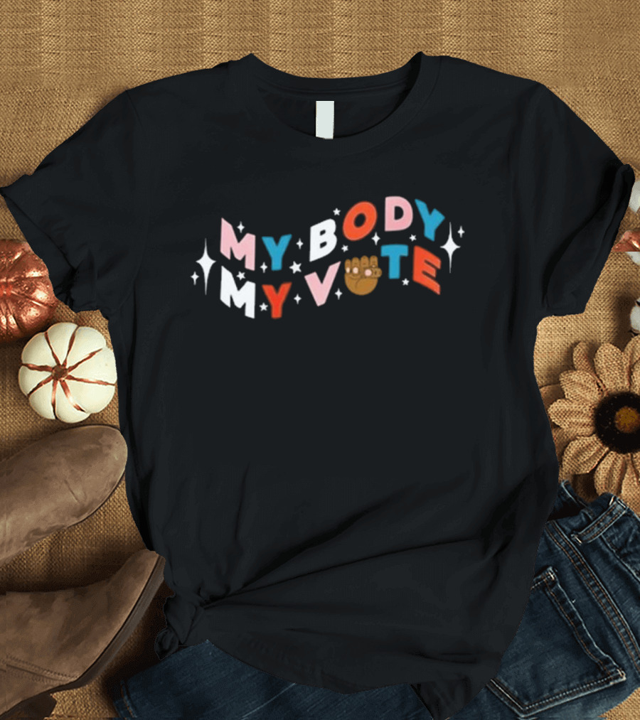 Kim Gordon My Body My Vote Activist Empowerment T-Shirt