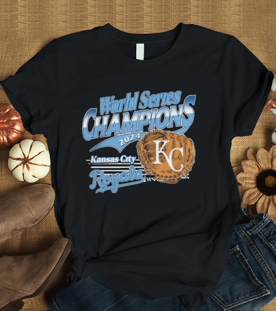 Kansas City Royals 2024 World Series Champions KC Baseball T-Shirt