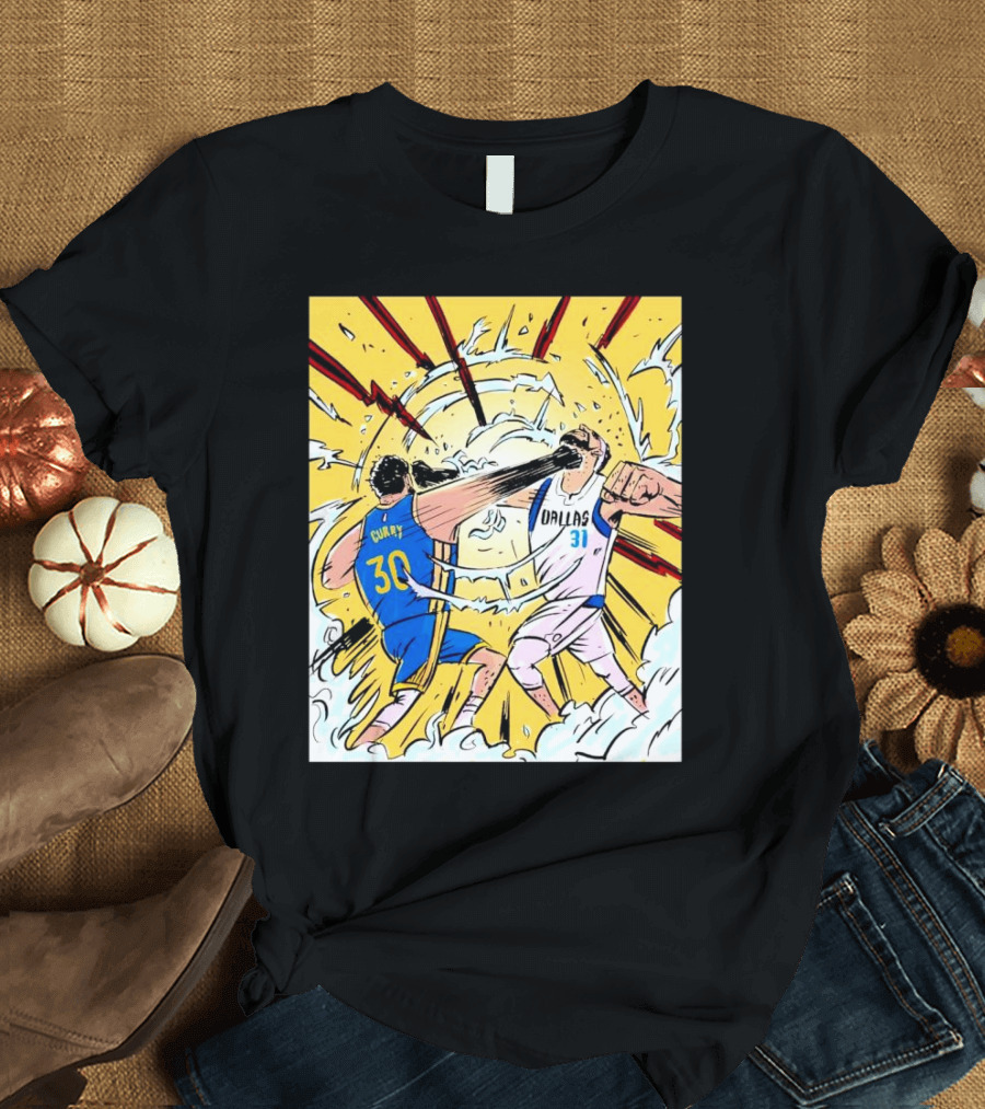 Curry Thompson One Piece Garp Kuzan Showdown T-Shirt