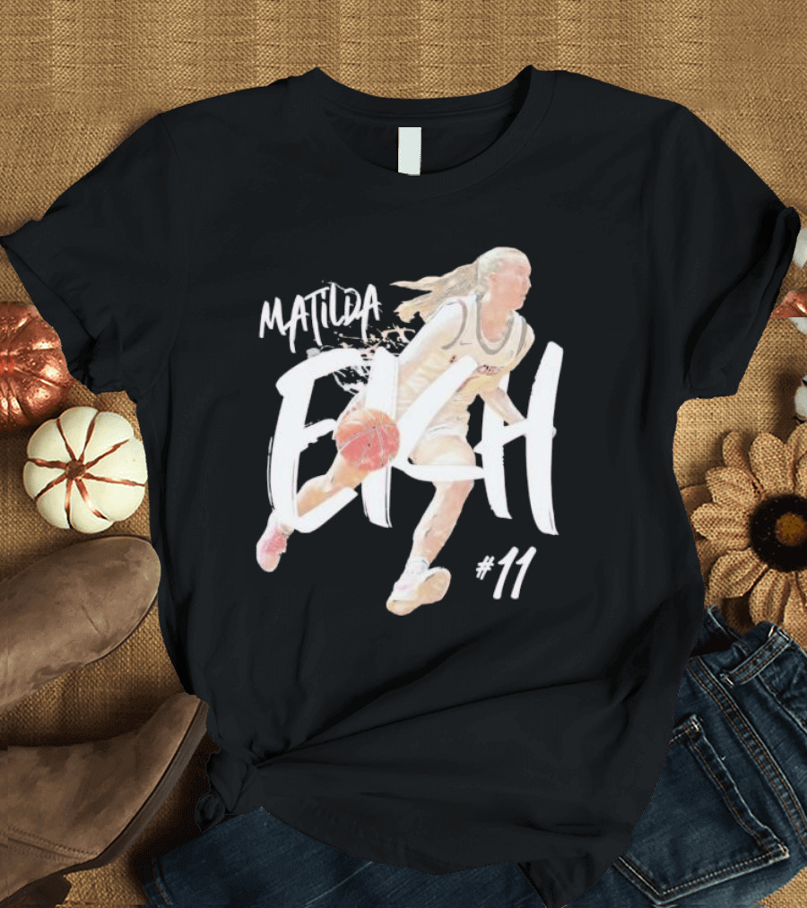 Matilda Ekh #11 Virginia Tech Hokies Basketball Player T-Shirt
