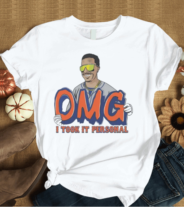 T-Shirt: Mark Vientos OMG I Took It Personal Vintage Style Caricature T-Shirt Mark Vientos OMG I Took It Personal Vintage Style Caricature T-Shirt