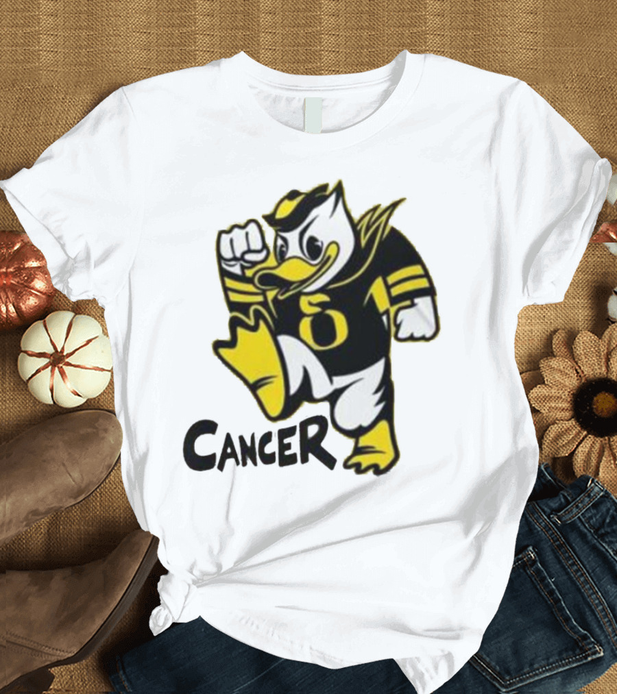 Oregon Ducks Fighting Cancer with Mascot T-Shirt