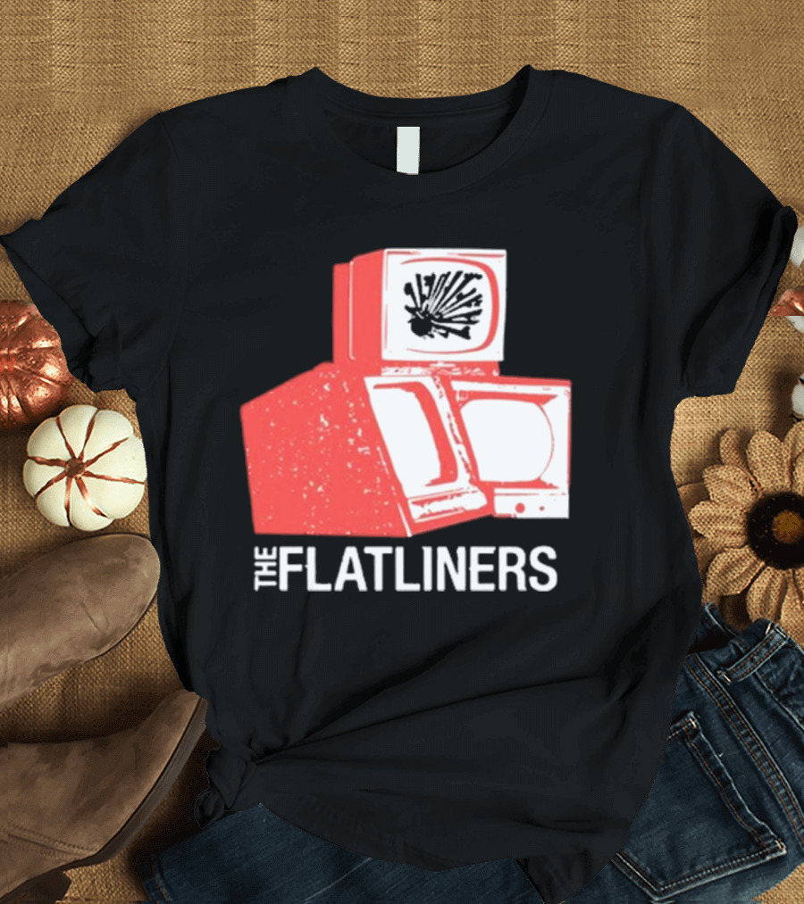 The Flatliners Stacked Static Television Screens T-Shirt