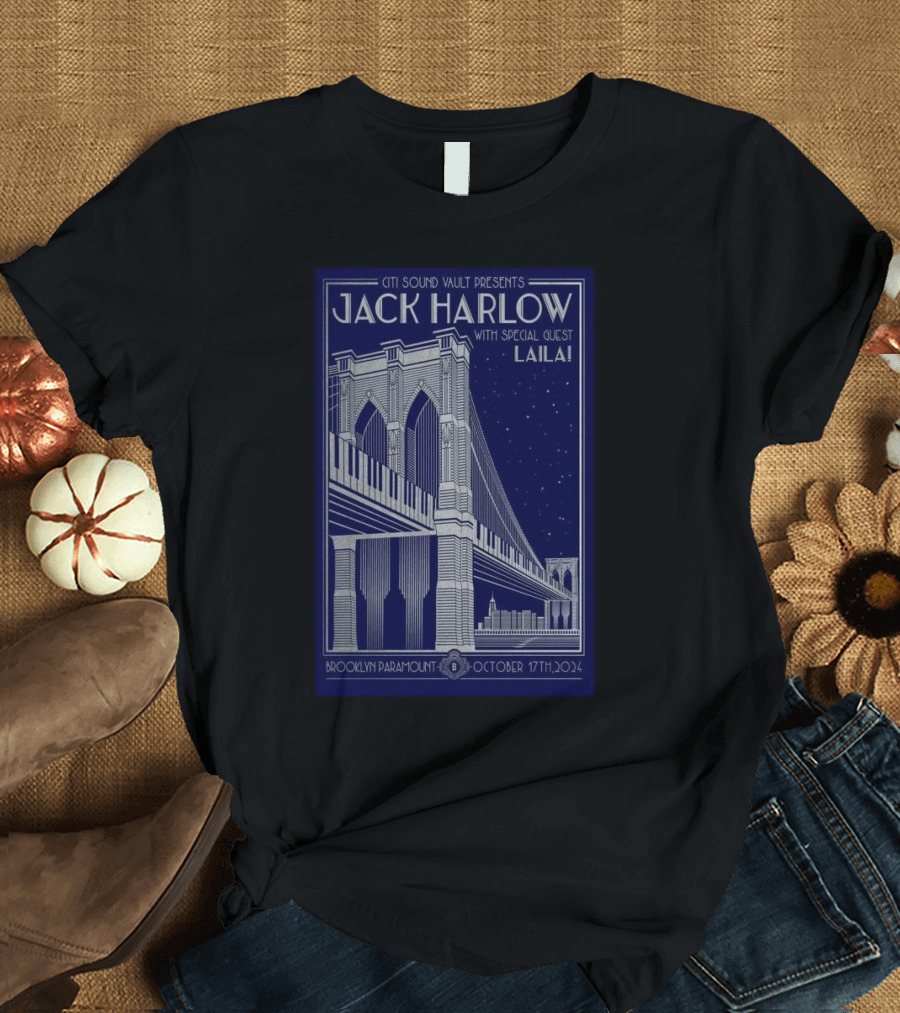Citi Sound Vault Presents Jack Harlow With Special Guest Lailai Brooklyn Paramount October 17th T-Shirt