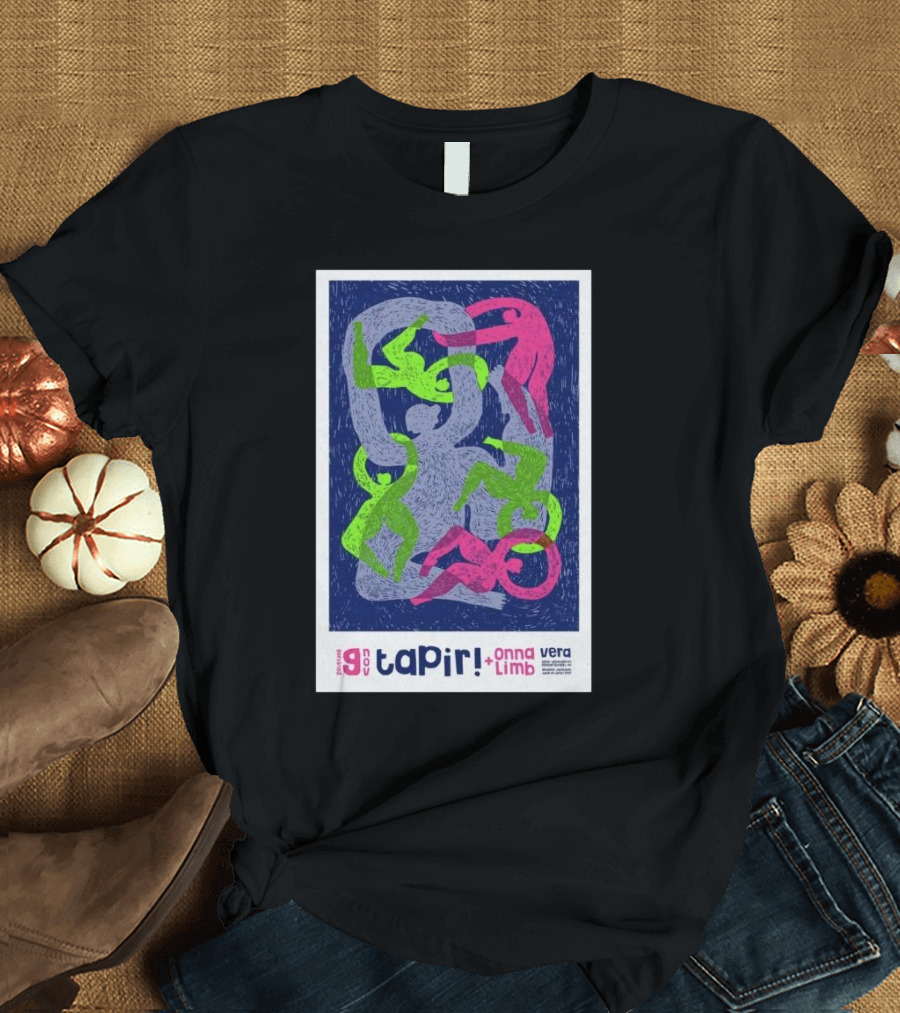 Tapir with Oona Limb at VERA Groningen Netherlands Nov 9 2024 Tour T-Shirt