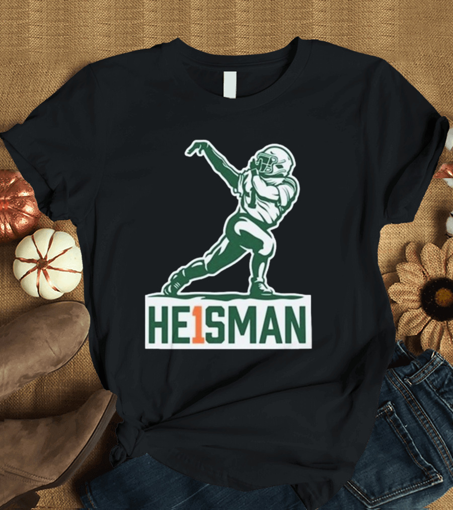 Cam HE1SMAN Football Heisman Pose T-Shirt