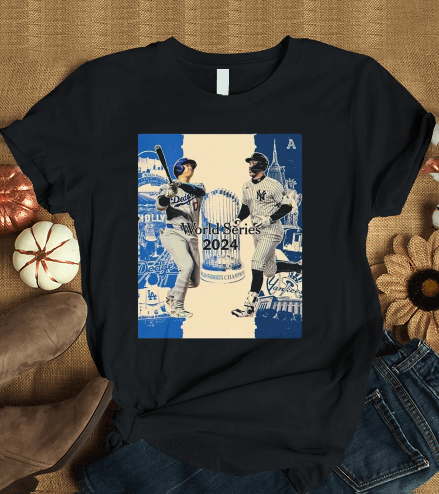 World Series 2024 Los Angeles Dodgers New York Yankees T-Shirt