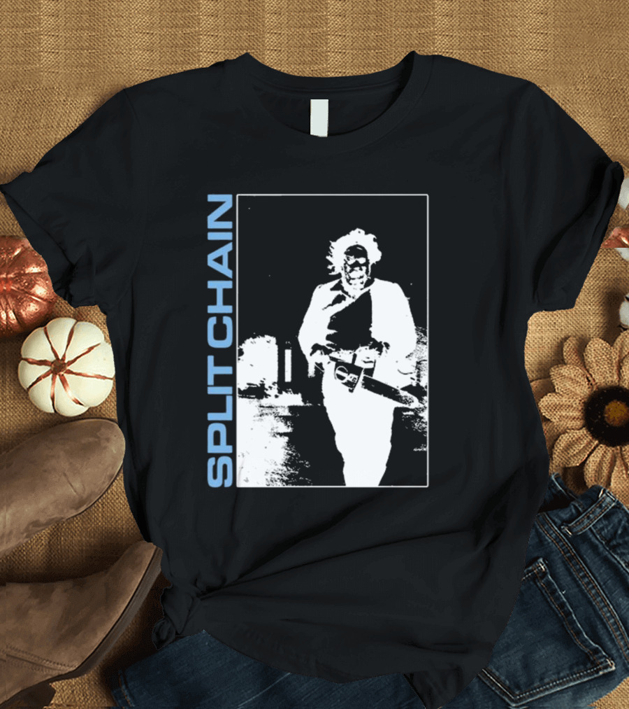 SPLIT CHAIN Chainsaw Runner Monochrome T-Shirt
