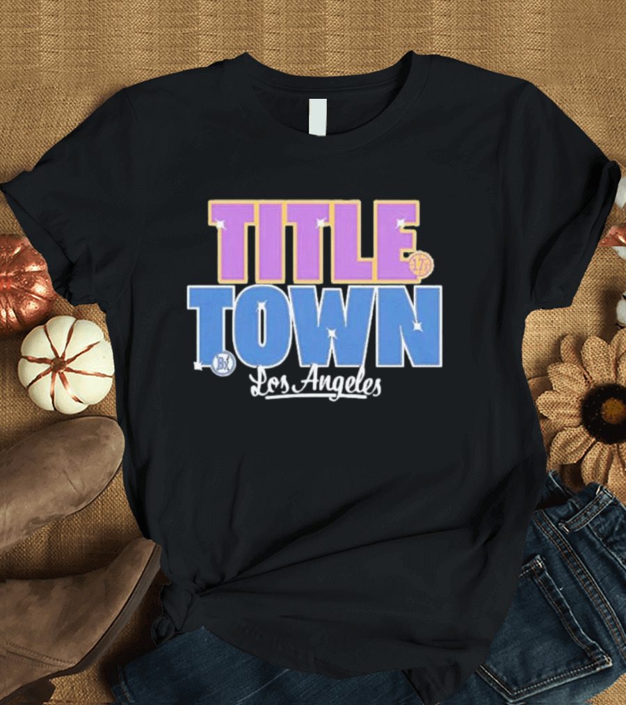 Title Town Los Angeles Dodgers World Champs T-Shirt