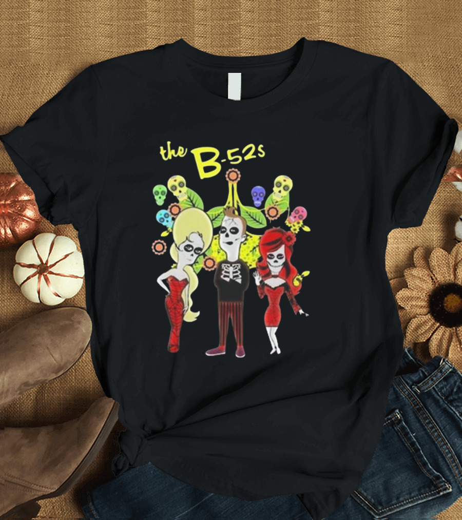 The B-52s November 2 2024 Chicago IL Tour Dia de Los Muertos T-Shirt