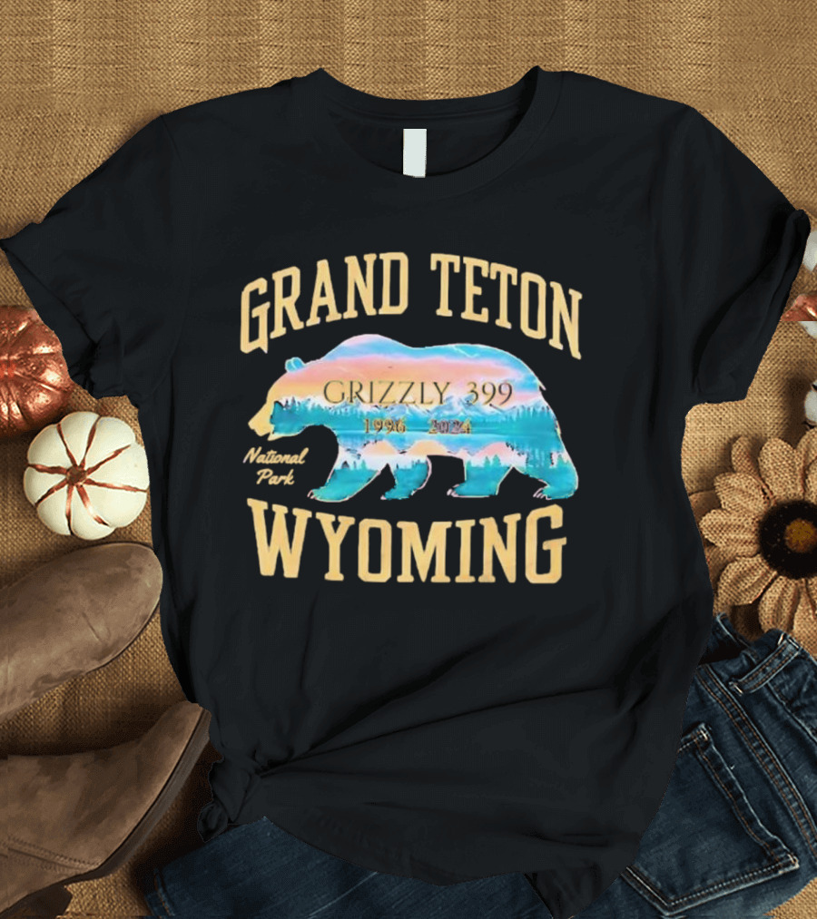 Grand Teton National Park Grizzly 399 1996-2024 Wyoming T-Shirt