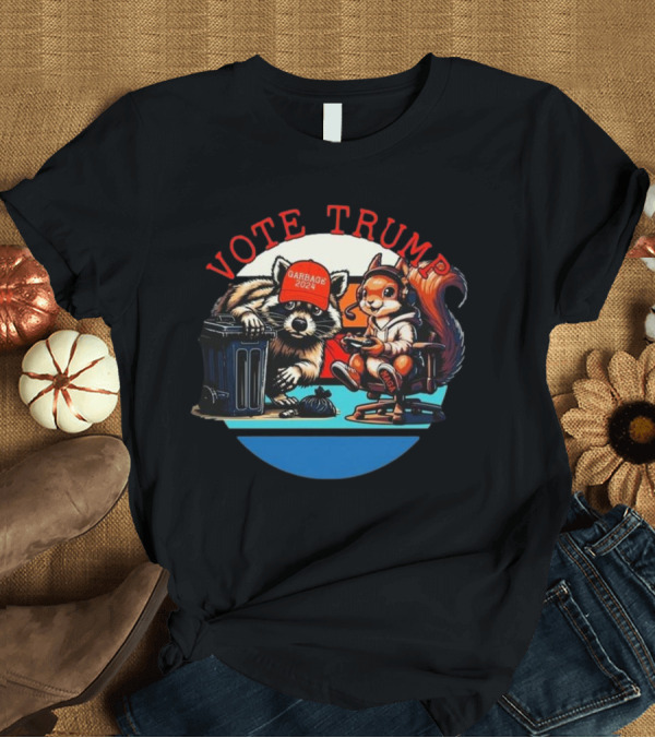 T-Shirt: Justice for Peanut the Squirrel Vote Trump MAGA 2024 Raccoon Garbage Cap T-Shirt Justice for Peanut the Squirrel Vote Trump MAGA 2024 Raccoon Garbage Cap T-Shirt