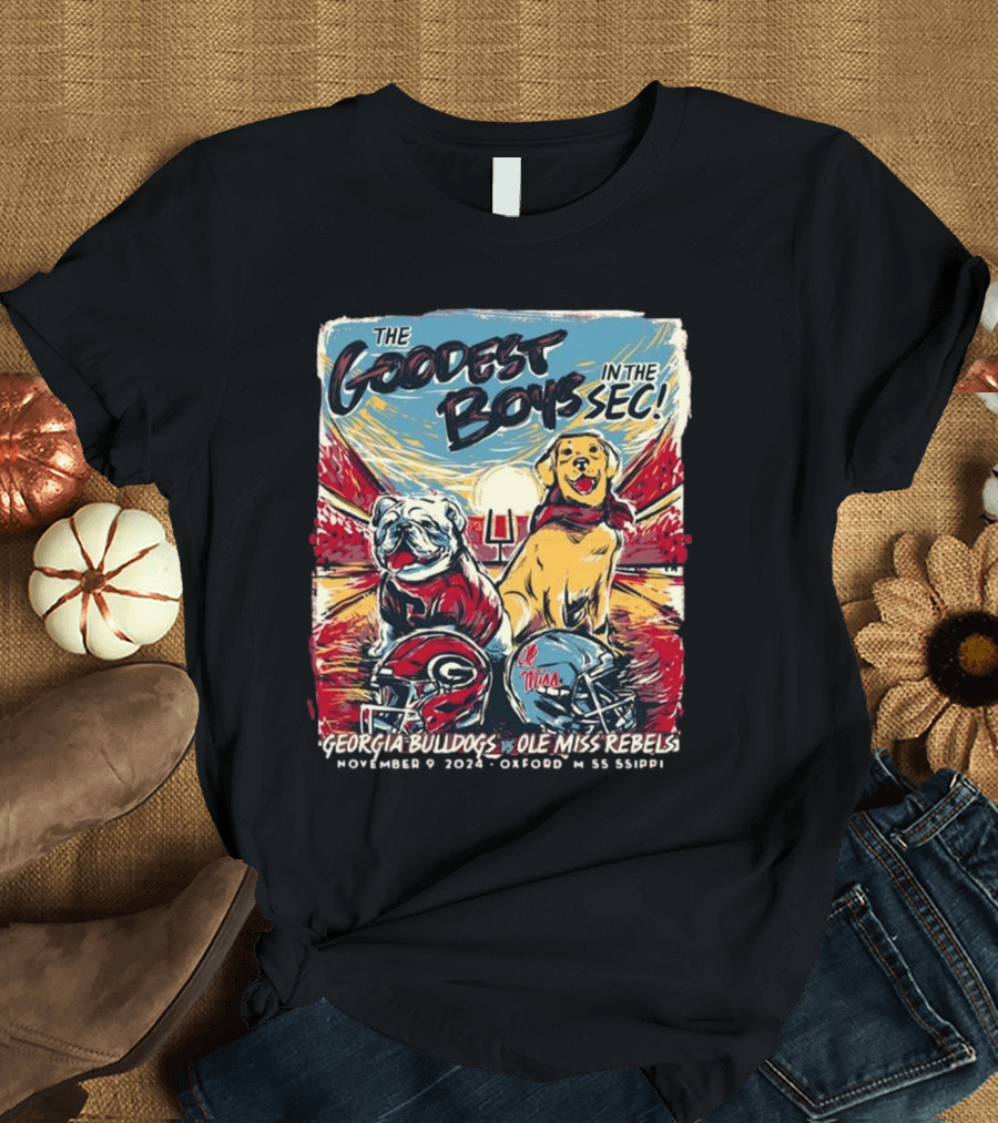 The Goodest Boys in the SEC Georgia Bulldogs vs Ole Miss Rebels November 9 2024 Oxford Mississippi T-Shirt