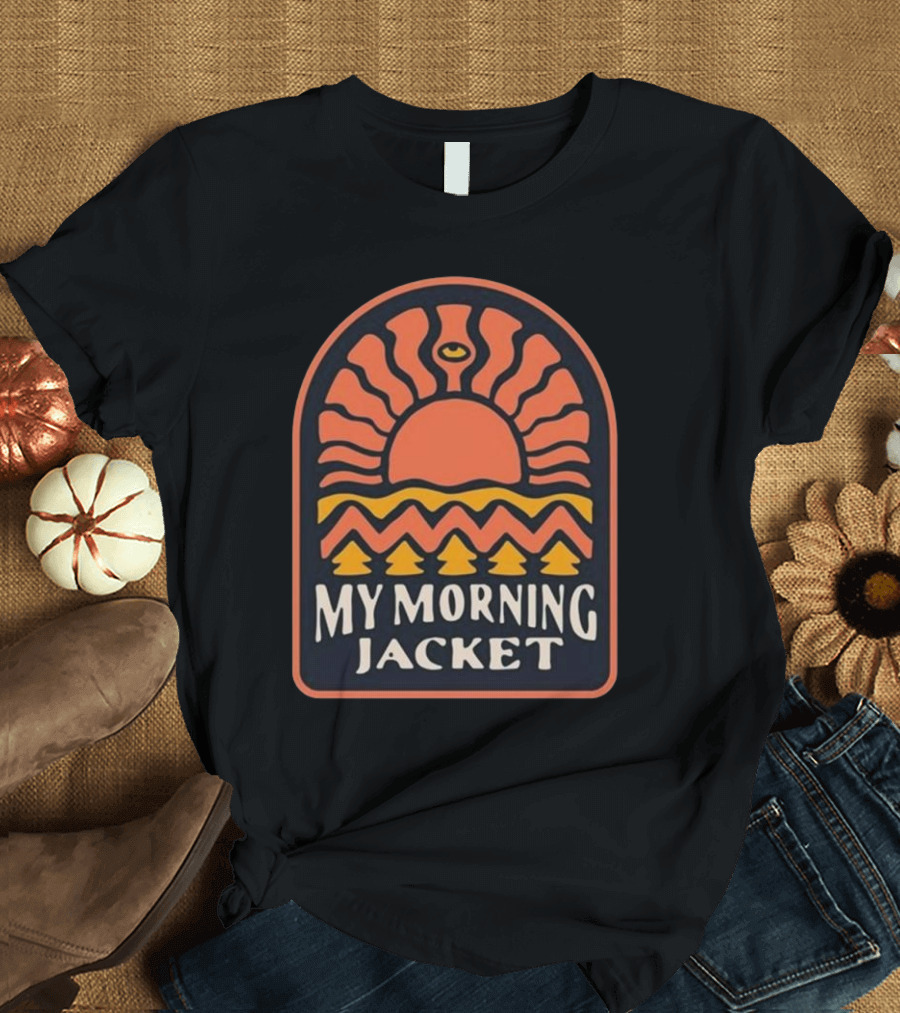 My Morning Jacket Sunrise Waves Solar Flare T-Shirt