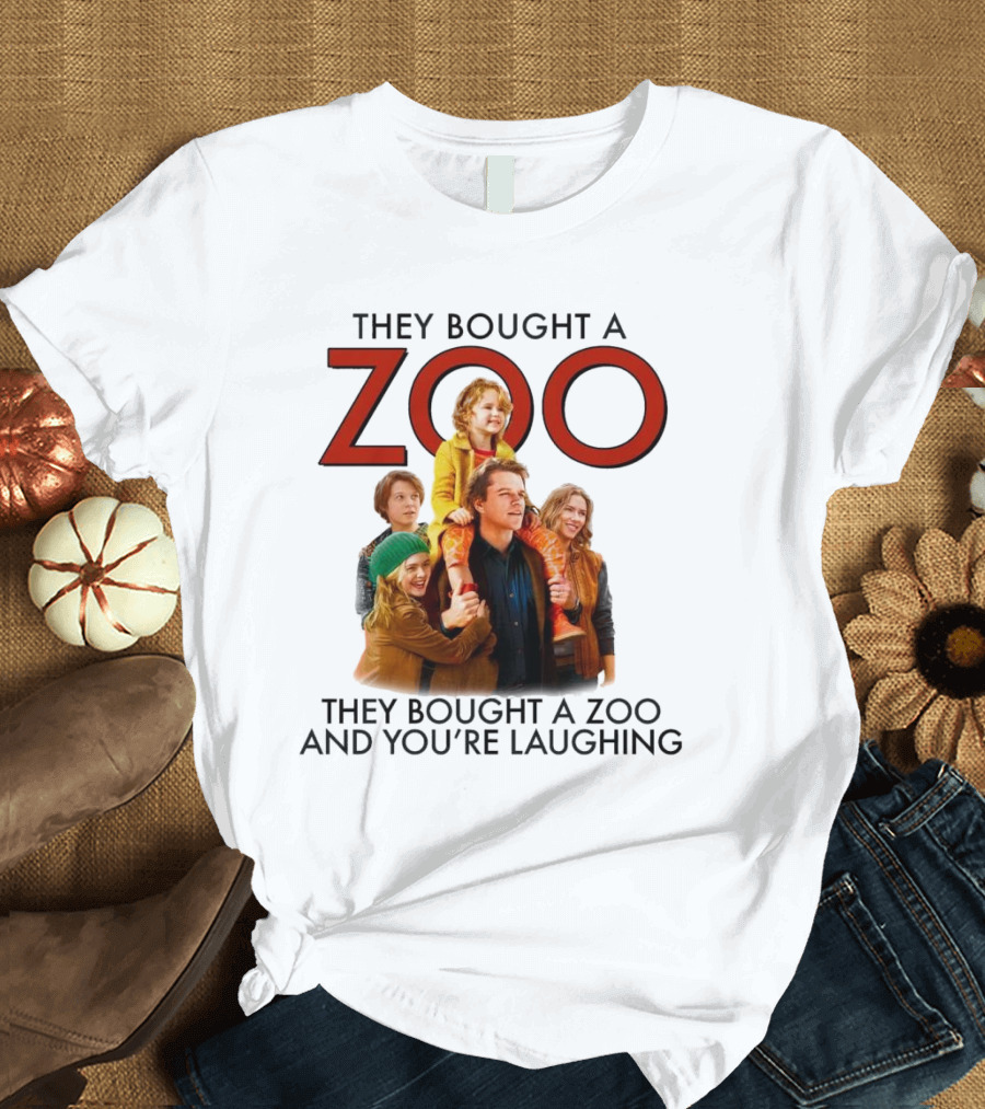 They Bought A Zoo You're Laughing Movie Poster Family Group T-Shirt