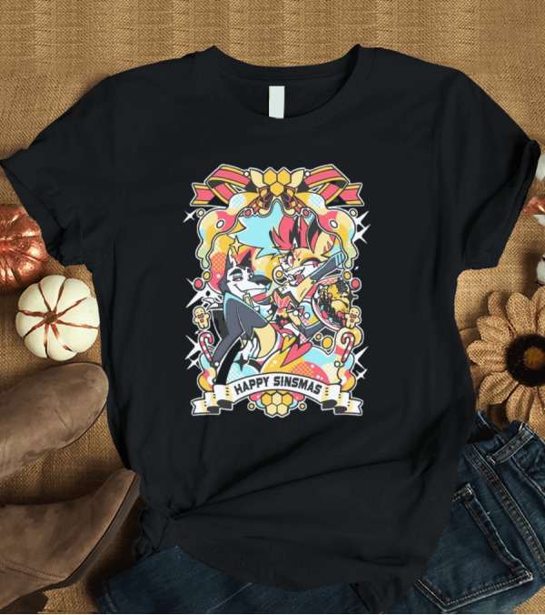 T-Shirt: Happy Sinsmas 2024 Beelzebub Vortex T-Shirt Happy Sinsmas 2024 Beelzebub Vortex T-Shirt